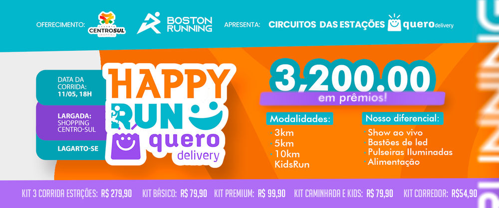 Happy Run Quero Delivery - Circuito das Estações