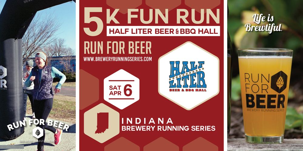 5k Beer Run x Half Liter | 2024 Indiana Brewery Running Series
