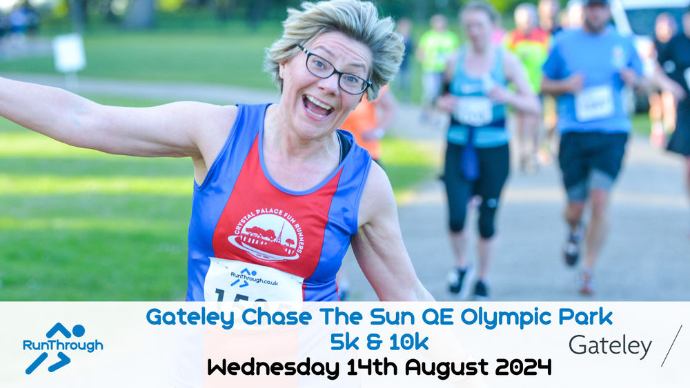 Gateley CHASE THE SUN QE OLYMPIC PARK 5k & 10k
