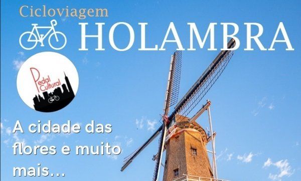 Passeio de bicicleta em Holambra