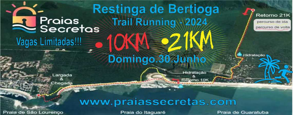 PRAIAS SECRETAS - RESTINGA DE BERTIOGA TRAIL RUNNING - 2024