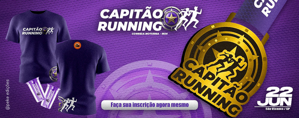 4ª Corrida Capitão Running 5k (corrida noturna em faixa arenosa)