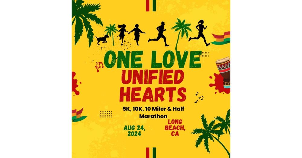 One Love Unified Hearts - 5K, 10K, 10 Miler, and Half Marathon