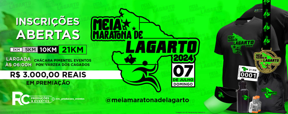 MEIA MARATONA DE LAGARTO 2024