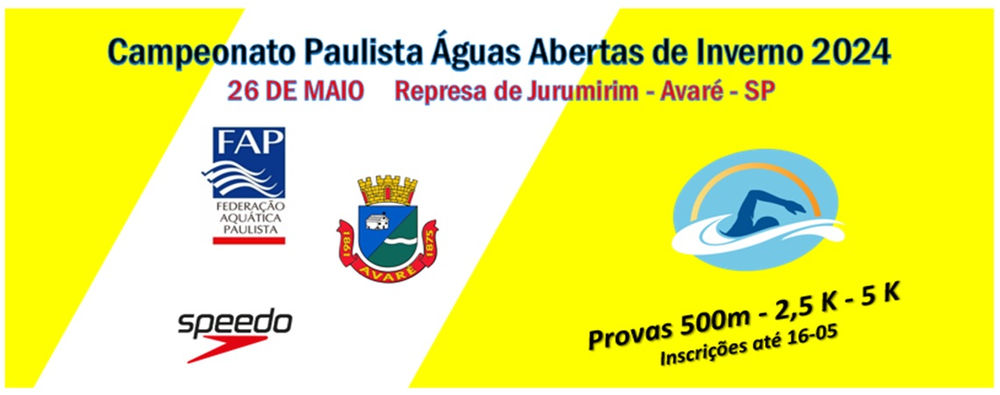 CAMPEONATO PAULISTA DE ÁGUAS ABERTAS DE INVERNO 2024