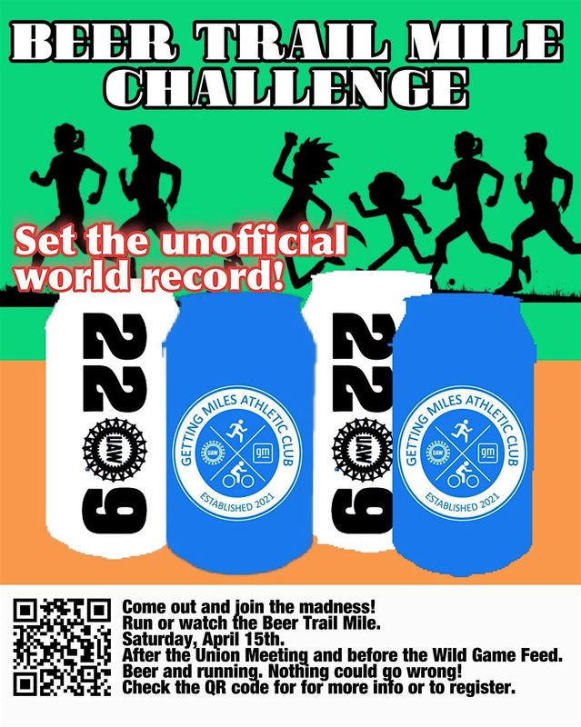Beer Trail Mile Challenge