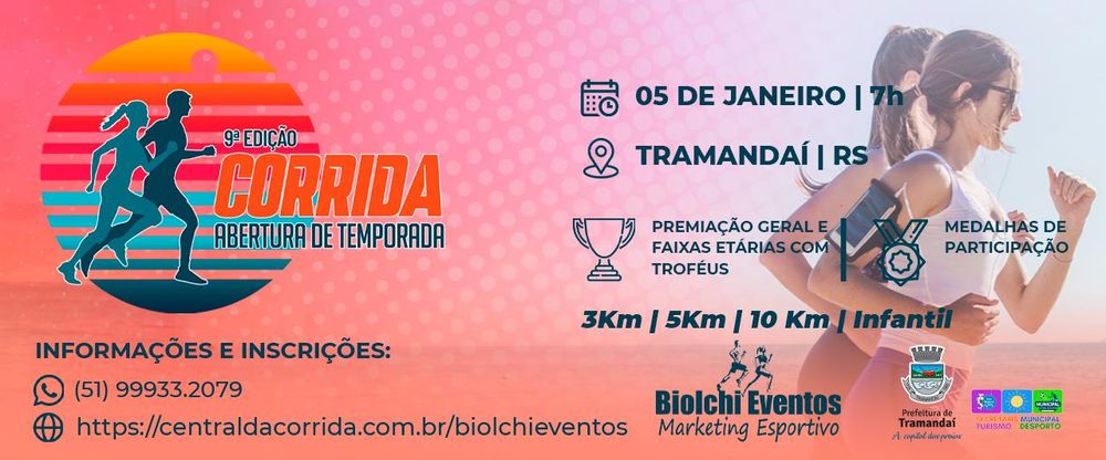 9° CORRIDA DE ABERTURA TEMPORADA DE TRAMANDAÍ