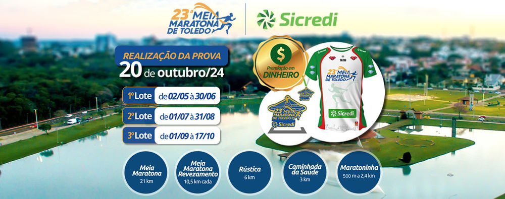 23ª MEIA MARATONA DE TOLEDO - SICREDI