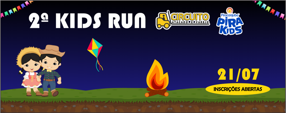 2ª kids run circuito pirakids