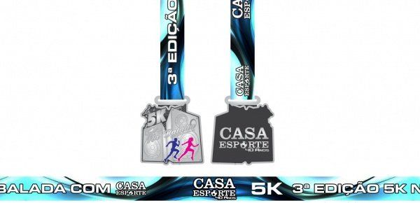 3° Edição 5k na Balada com Casa esporte 40 anos Noturno com Dj