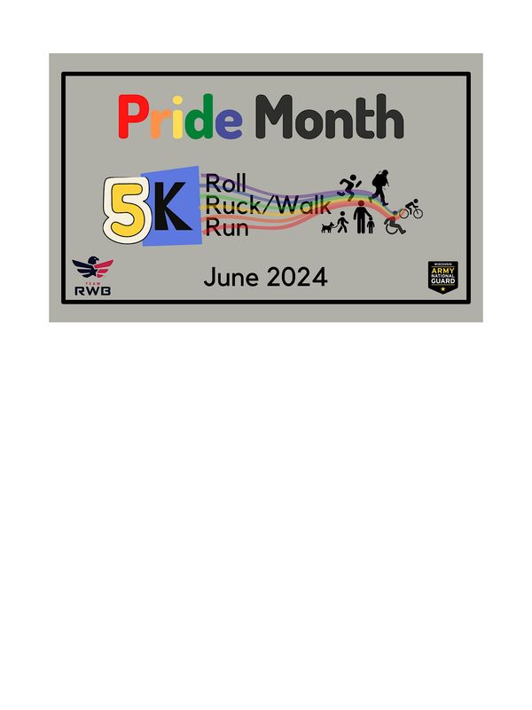 Pride Month 5K Roll, Ruck, Run, Walk