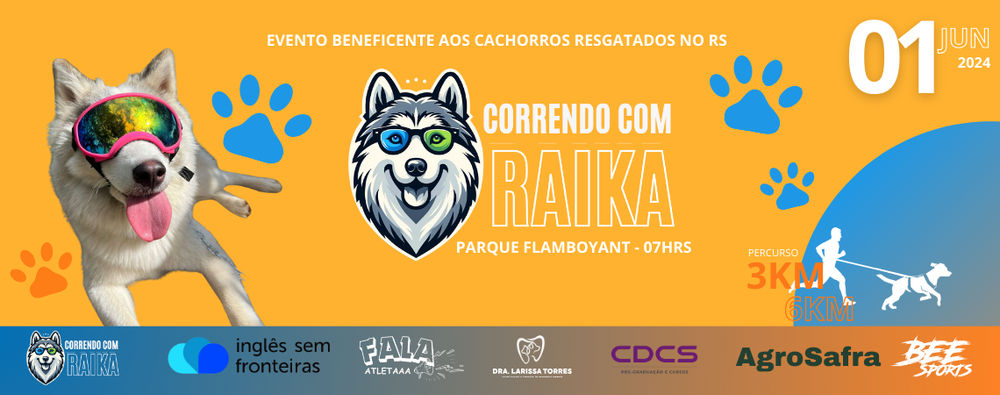 Correndo com Raika