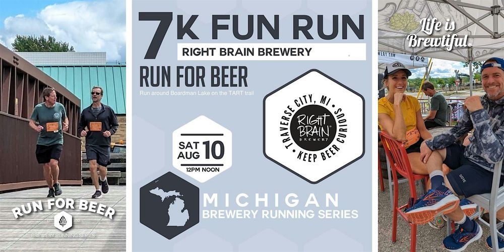 7k Beer Run x Right Brain | 2024 Michigan Brewery Running Series