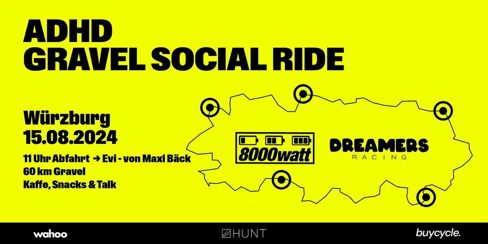 ADHD Gravel Social Ride Würzburg