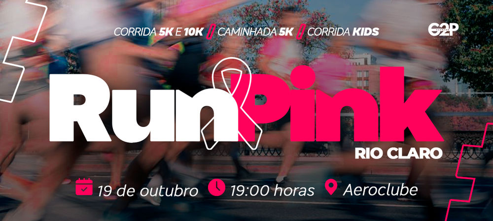 RUN PINK RIO CLARO