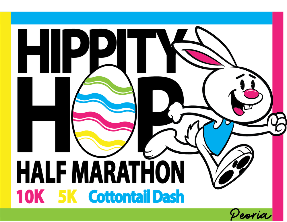 Peoria Hippity Hop Half Marathon - 10K - 5K - Cottontail Dash