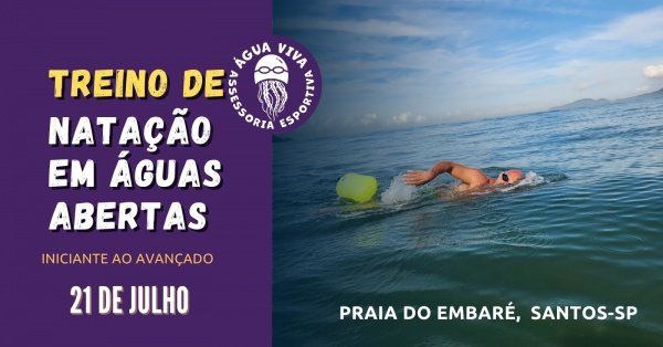Treino Natação em Águas Abertas Água Viva _ 21/07_ Santos-SP
