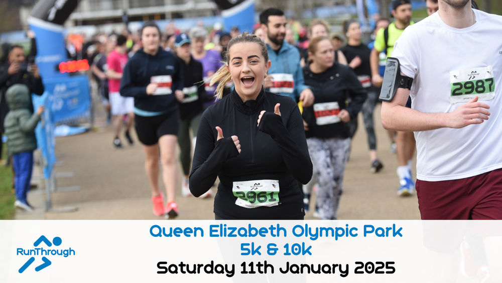 QE OLYMPIC PARK 5K & 10K JANUARY 2025
