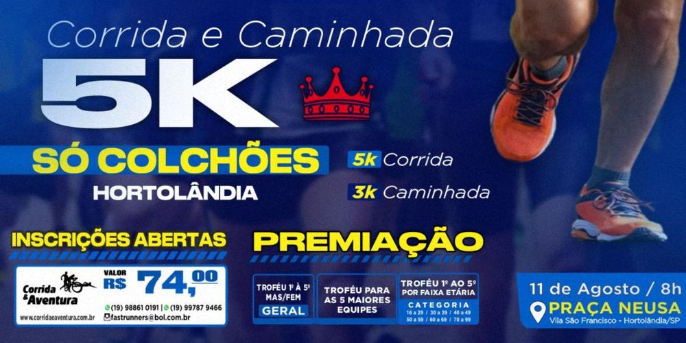 5K SÓ COLCHÕES HORTOLÂNDIA