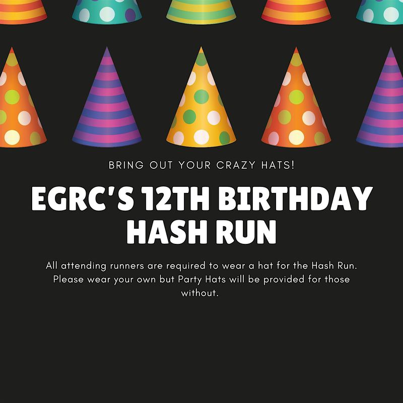 EGRC Training Session - 12th Birthday Hash Run: Changing Room 4