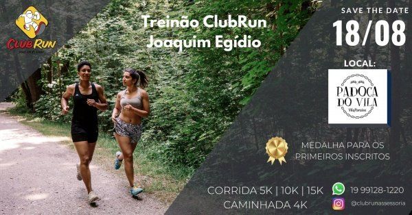 Treinão ClubRun Joaquim Egídio