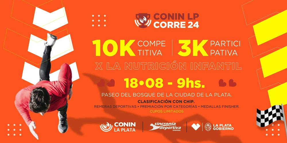 CONIN CORRE  10K / 3K / 1K Kids Gratis