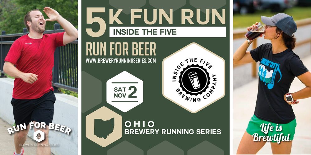 5k Beer Run x Inside the Five Brewing Co | 2024 Ohio Brewery Running Series