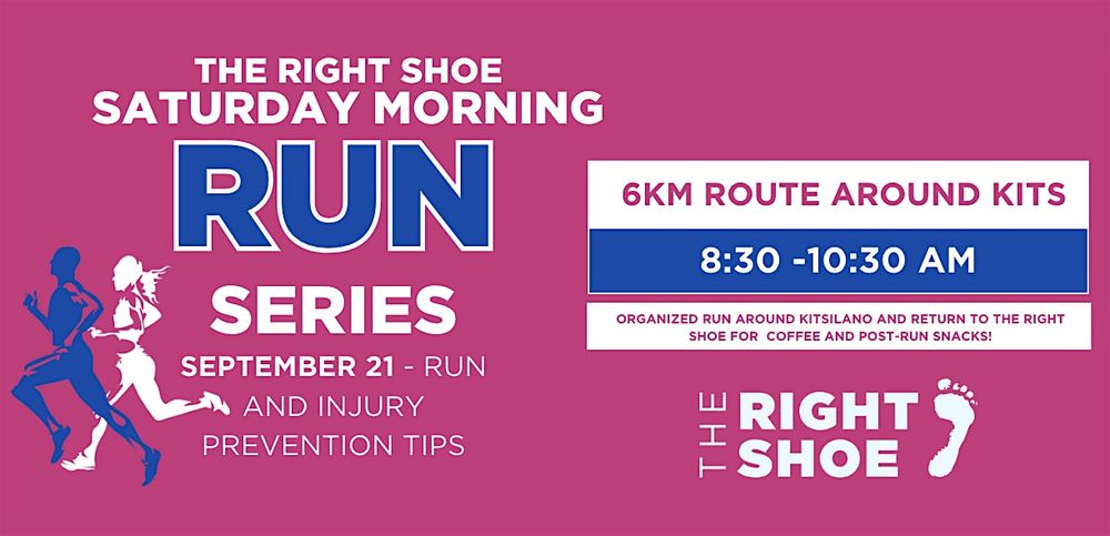 The Right Shoe Saturday Morning Run Series