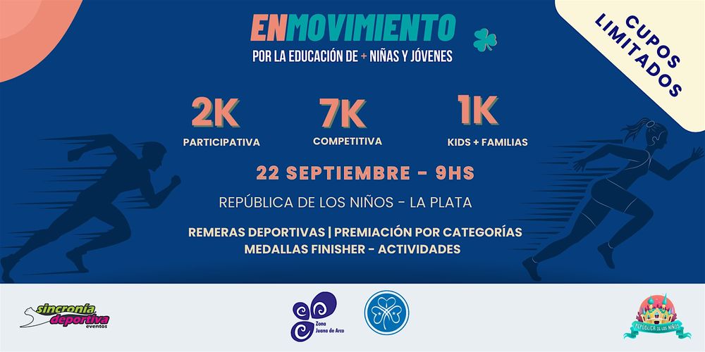 CARRERA EN MOVIMIENTO  -  7K/2K/1K  -  22/09/2024  - REPUBLICA DE LOS NIÑOS