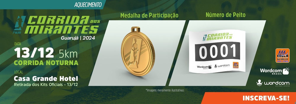 Corrida dos Mirantes Guaruja 5K - Noturna 2024