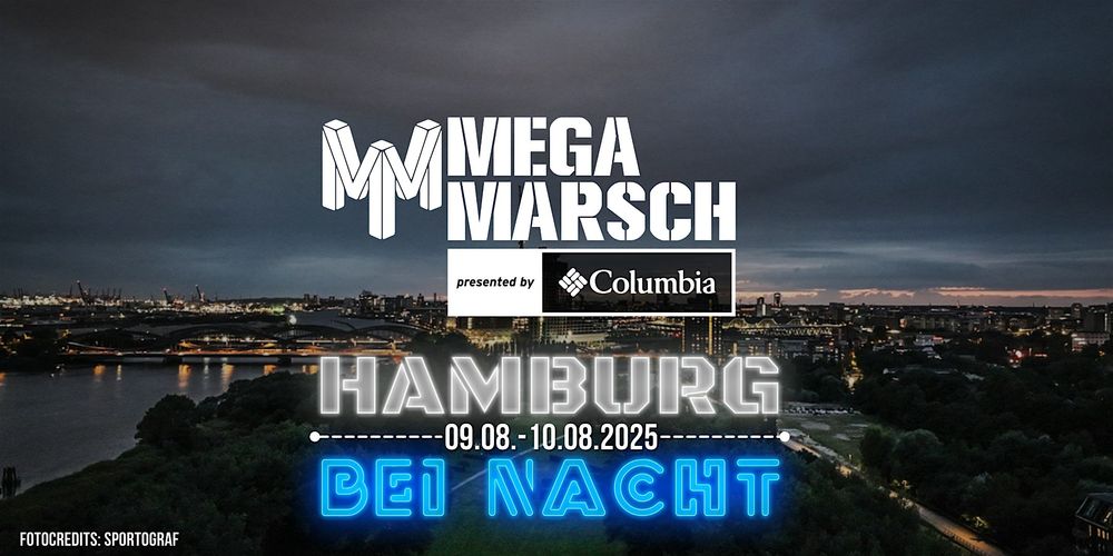 Megamarsch 50/12 Hamburg bei Nacht 2025