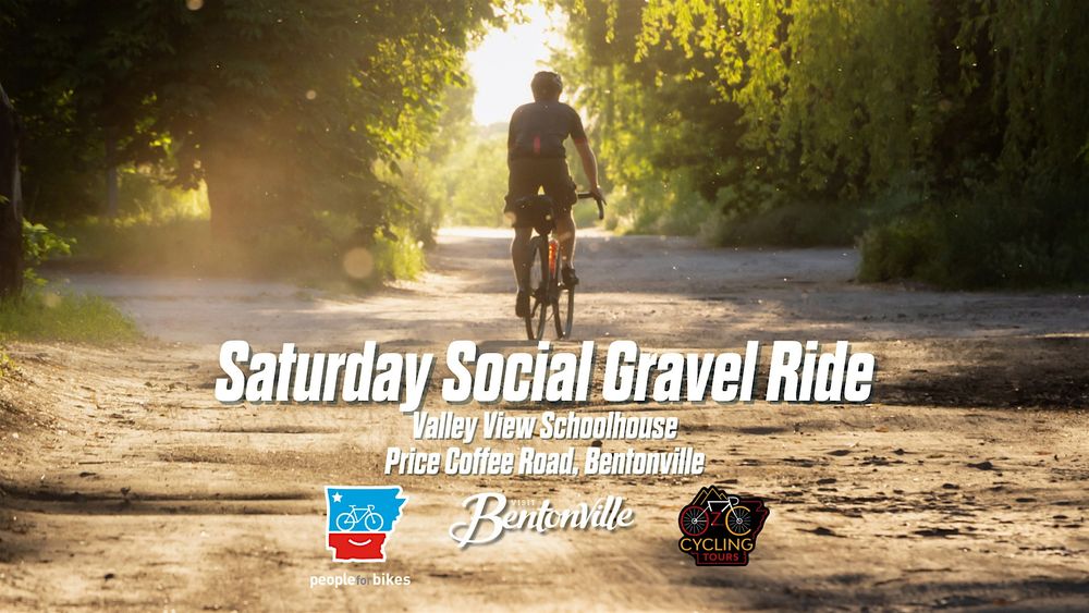 PeopleForBikesNWA x Visit Bentonville Supported Gravel Ride