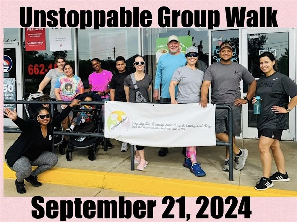 Team Unstoppable Community Group Walk