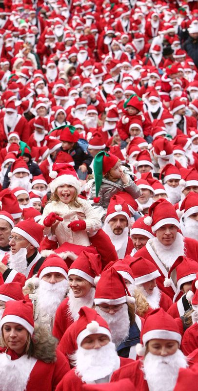 Edinburgh Santa Fun Run & Walk 2024