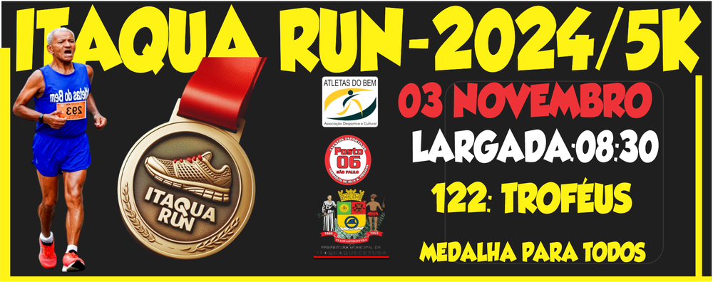 Corrida Itaqua Run 2024 – 5KM
