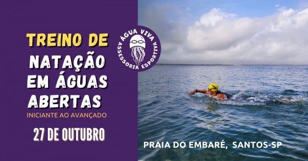 Treino Natação em Águas Abertas Água Viva