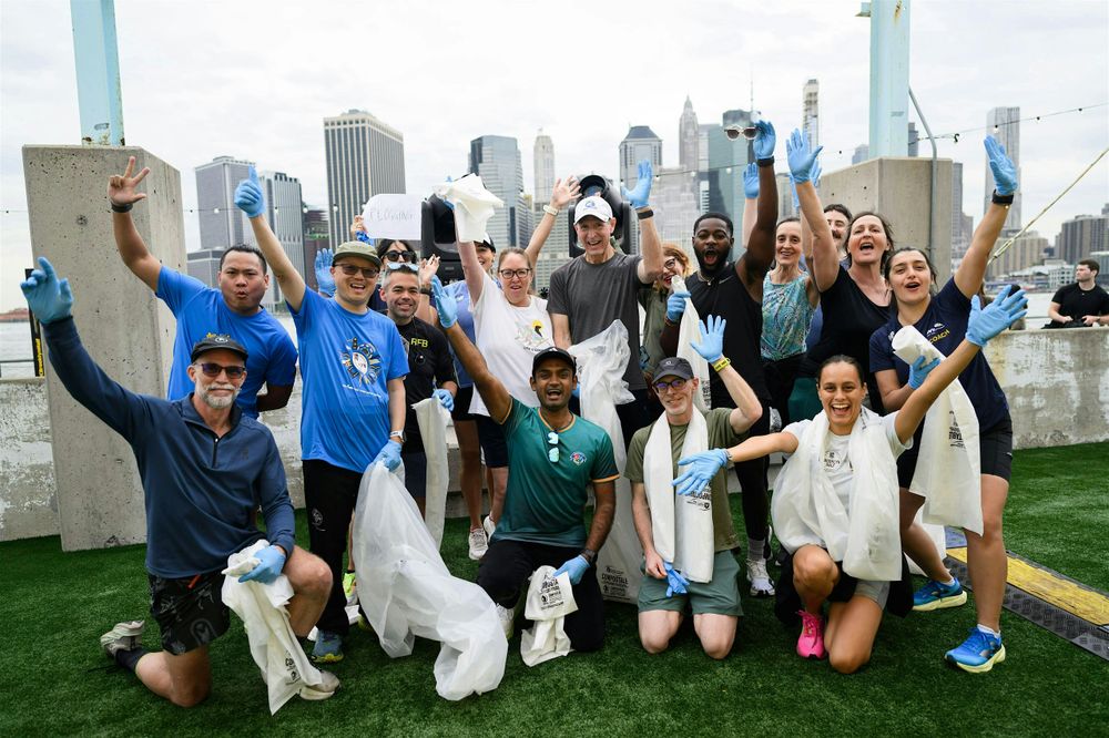 2024 TCS New York City Marathon Plogging featuring NYRR Team for Climate