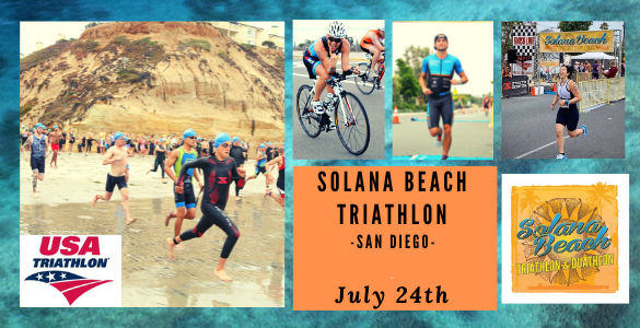 2025 Solana Beach Triathlon & Duathlon and San Diego Tri Series 5K
