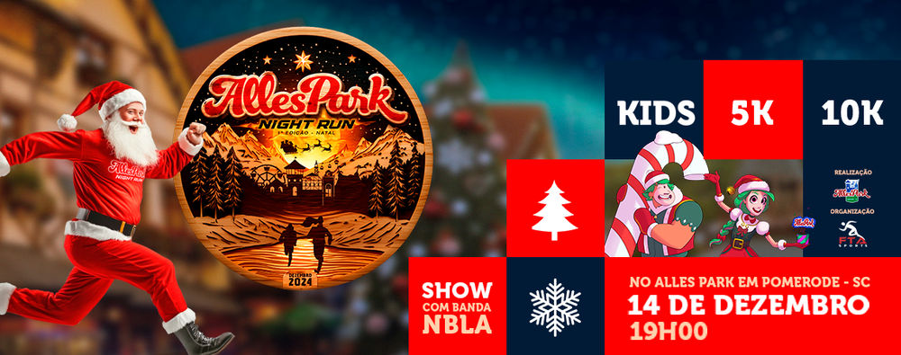 1ª Alles Park Night Run – Edição Natal