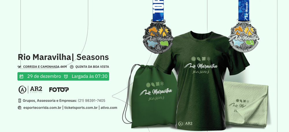 Corrida e Caminhada Rio Maravilha - Seasons 4km