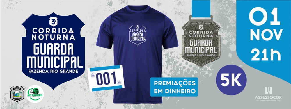 Corrida da Guarda Municipal de Fazenda Rio Grande - Edição Noturna
