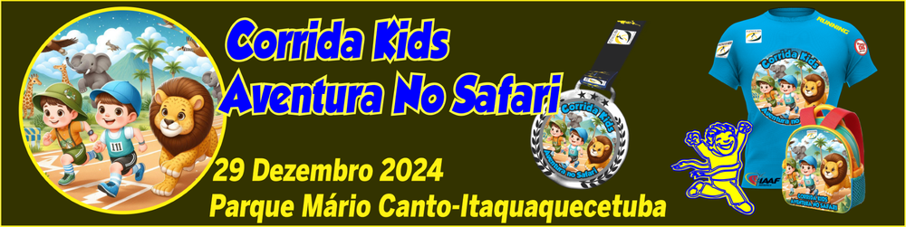 Corrida Kids Aventura no Safari