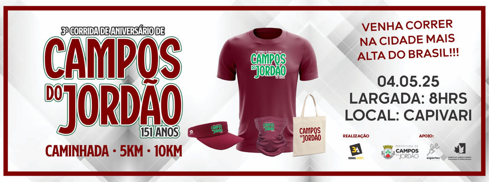 Corrida Campos do Jordão 151 Anos