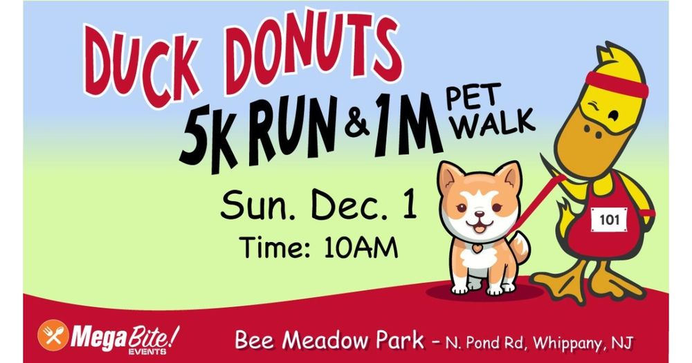 DUCK DONUT HOLIDAY 5K AND 1 MILE K-9 WALK
