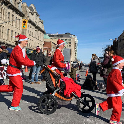 Guelph Santa Parade Run 2025