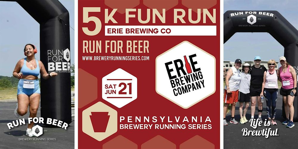 5k Beer Run x Erie Brewing Co. | 2025 PA Brewery Running Series