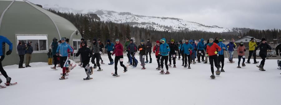 The Racing Gnome Snowshoe Race