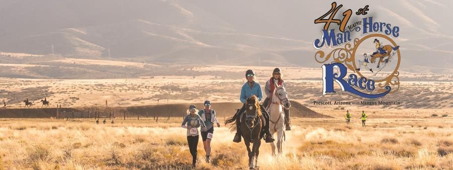 Man Against Horse Race