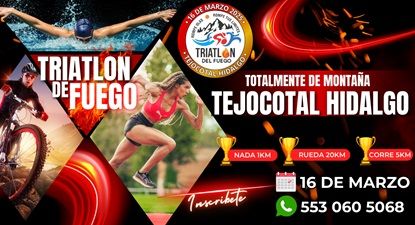 Triatlón del Fuego el Tejocotal 2025