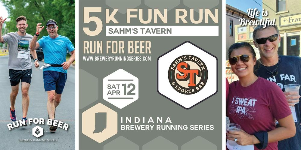 5k Beer Run x Sahm’s Tavern | 2025 Indiana Brewery Running Series